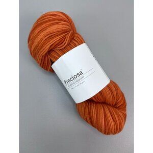 Preciosa 100% merino wool chutney orange worsted weight 273 yards